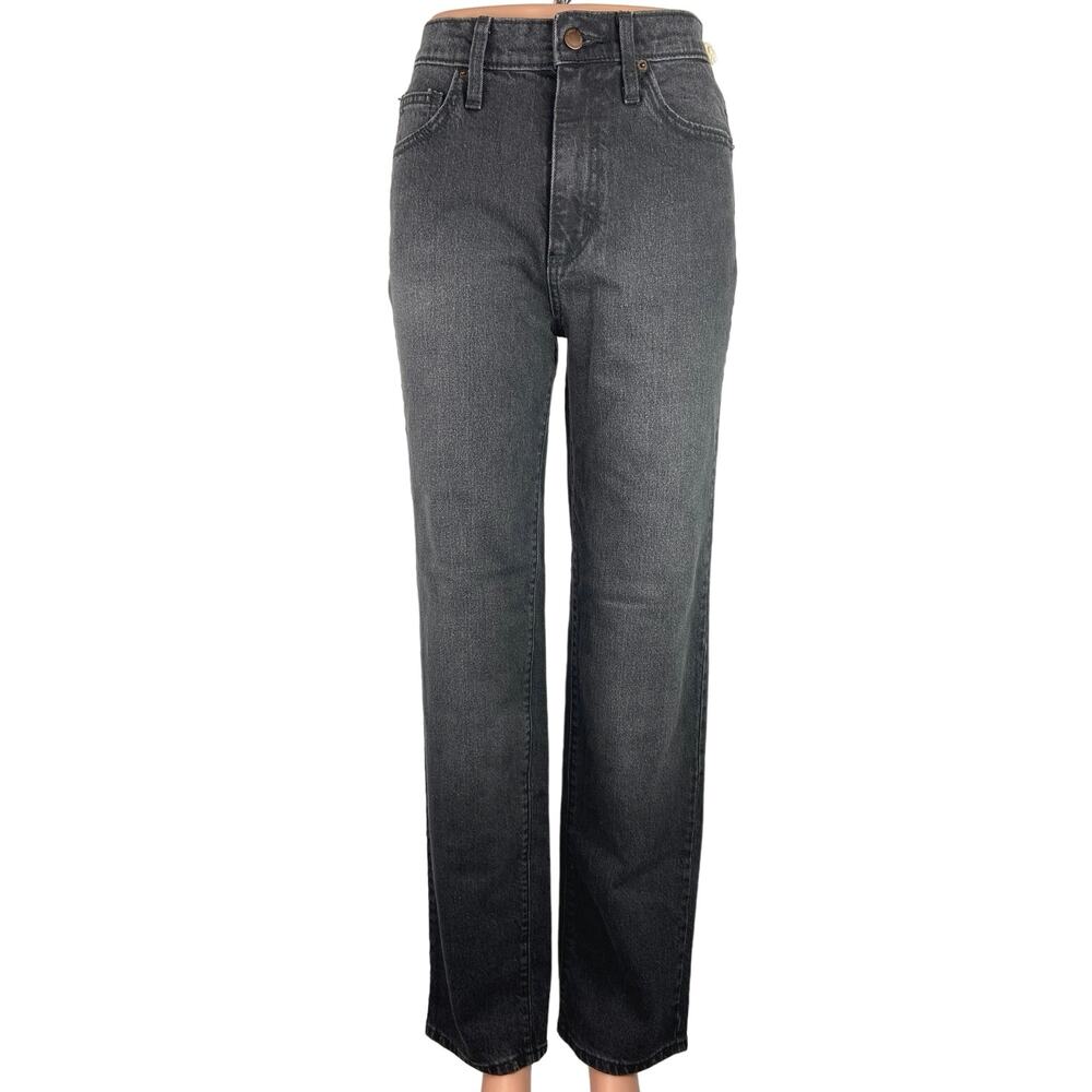 Universal Thread NWT Black Washed Cotton Stretch 90s Straight Leg Jeans Size 0